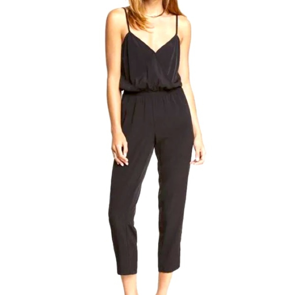 Express Crossover Cami Jumpsuit - Black - Size 10